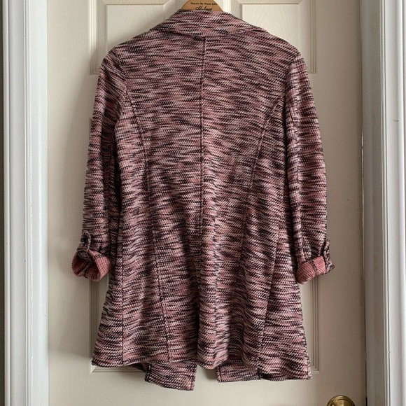 Bagatelle Collection Tweed Draped Jacket Size M - Picture 13 of 15